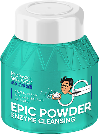 Professor SkinGOOD Энзимная пудра для умывания с каолином и папаином Epic Powder Enzyme Cleansing глубокое очищение кожи без сухости 66 г 1 шт