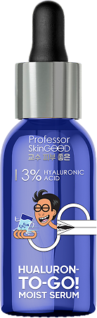 Professor SkinGOOD Сыворотка для лица с гиалуроновой кислотой Hualoron-To-Go! Moist Serum экспресс-увлажнение кожи 30 мл 1 шт