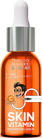 Professor SkinGOOD Сыворотка для лица с вит С Skin Vitamin Brightening Serum мгновенное восстановление омоложение 30 мл 1 шт