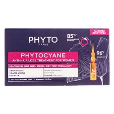 Купить Phyto Phytocyane Сыворотка против выпадения волос для женщин ампулы 5 мл 12 шт цена