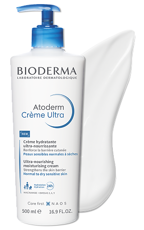 Bioderma Atoderm Крем Ультра для увлажнения нормальной и сухой кожи лица и тела 500 мл 1 шт