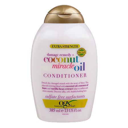 OGX Восстанавливающий кондиционер для волос с кокосовым маслом/ Extra Strength Damage Remedy+Coconut Miracle Oil 385 мл 1 шт