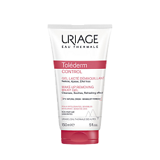 Купить Uriage Tolederm Control Деликатное очищающее гель-молочко для снятия макияжа 150 мл 1 шт цена