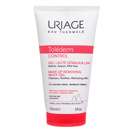 Uriage Tolederm Control Деликатное очищающее гель-молочко для снятия макияжа 150 мл 1 шт