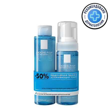 Изображение товара La Roche-Posay Набор Toleriane Тоник успокаивающий 200 мл+Physio Пенка мицеллярная 150 мл 1 уп