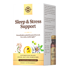 Изображение товара Solgar Сон и ночной стресс-контроль / Sleep & Stress Support Vegetable Capsules капсулы массой 534 мг 30 шт