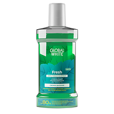 Купить Global White Ополаскиватель для полости рта Fresh освежающий 300 мл 1 шт цена