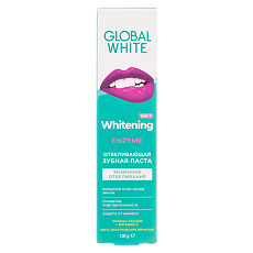 Купить Global White Зубная паста отбеливающая Enzyme 100 г 1 шт цена