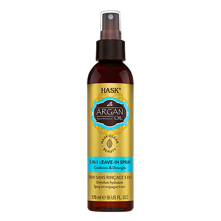 Изображение товара Hask Несмываемый спрей 5-в-1 с аргановым маслом/Argan Oil Repairing 5 In 1 Leave-In 175 мл 1 шт