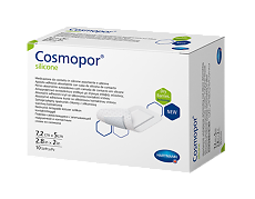 Изображение товара Повязка Космопор силикон/Cosmopor silicone на рану впитывающая пластырного типа 7,2 х 5 см 10 шт