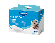 Купить Повязка Космопор силикон/Cosmopor silicone на рану впитывающая пластырного типа 10 х 8 см 5 шт цена