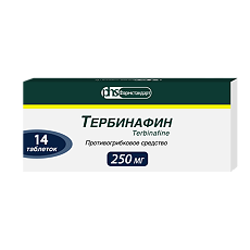 Купить Тербинафин таблетки 250 мг 14 шт цена