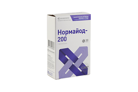 Нормайод-200 таблетки массой 230 мг 30 шт