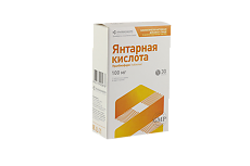 Купить Янтарная кислота Уралбиофарм 100 мг таблетки массой 0,5 г 30 шт цена