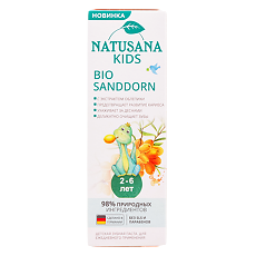Купить Зубная паста Natusana Kids Sanddorn детская 2-6 лет 50 мл 1 шт цена