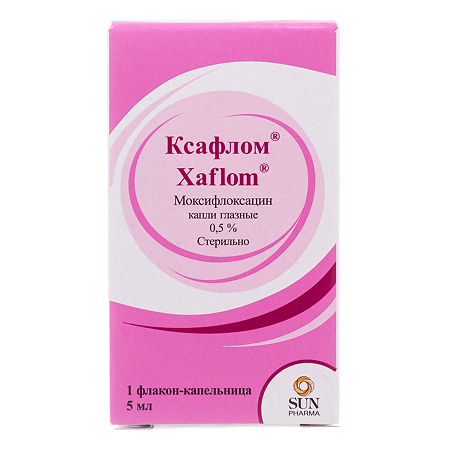 Ксафлом капли глазные 0,5 % фл-кап 5 мл 1 шт
