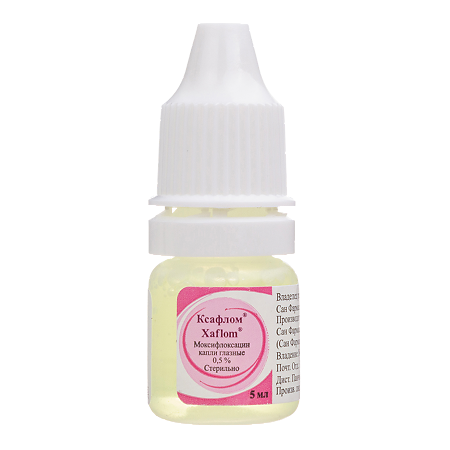 Ксафлом капли глазные 0,5 % фл-кап 5 мл 1 шт