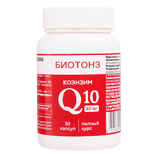 Купить Биотонз Коэнзим Q10 капсулы по 0,43 г 30 шт цена