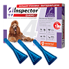 Inspector Quadro Капли на холку для собак 10-25 кг пипетка 3 шт