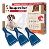 Inspector Quadro Капли на холку для собак 40-60 кг пипетка 3 шт