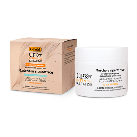 Guam Intensive Keratine Маска восстанавливающая с кератином для гладкости волос 200 мл 1 шт