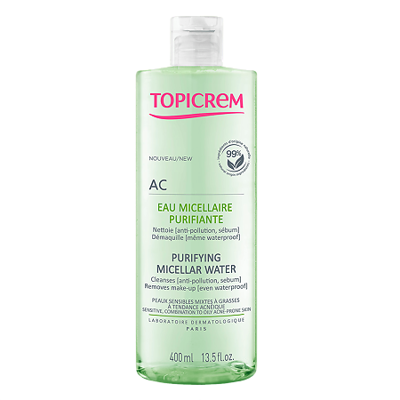 Изображение товара Топикрем AC Мицеллярная вода очищающая 400 мл 1 шт