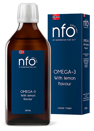 NFO Omega-3 with Lemon flavor Омега-3 со вкусом лимона фл 250 мл