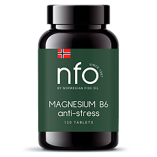 Купить NFO Комплекс Магния и витамина В6/Magnesium B6 Complex таблетки массой 1020,6 мг 120 шт цена