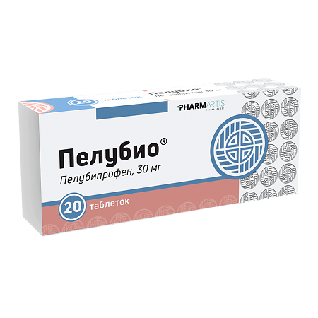 Пелубио таблетки 30 мг 20 шт