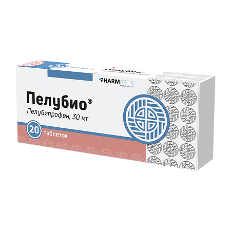 Пелубио таблетки 30 мг 20 шт