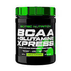 Купить Аминокислоты Scitec Nutrition BCAA+Glutamine Xpress яблоко 300 г цена