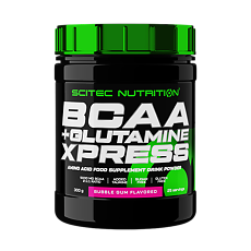 Купить Аминокислоты Scitec Nutrition BCAA+Glutamine Xpress бабл гам 300 г цена