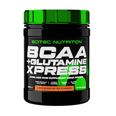 Купить Комплекс Аминокислот Scitec Nutrition BCAA+Glutamine Xpress прохладный чай с лонг-айлэнд банка по 300 г 1 шт цена