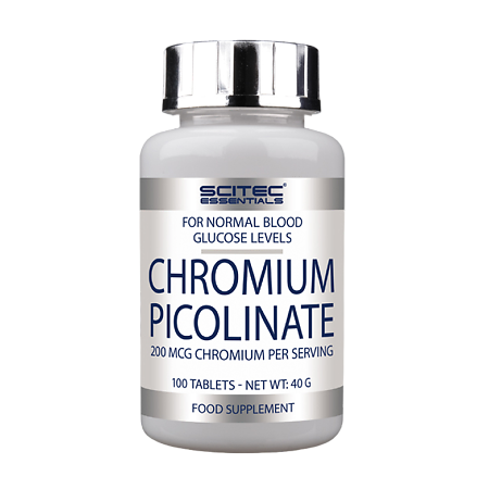 Пиколинат хрома Scitec Nutrition Chromium Picolinate таблетки по 0,4 г 100 шт