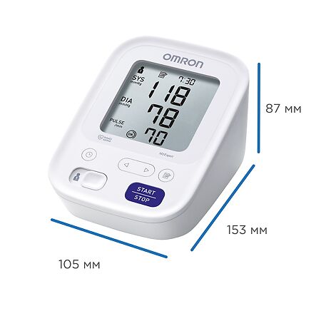 Тонометр Omron M3 Expert HEM 7154-ALRU адаптер+универсальная манжета 1 шт
