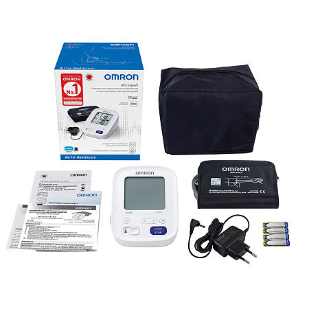 Тонометр Omron M3 Expert HEM 7154-ALRU адаптер+универсальная манжета 1 шт