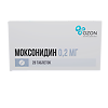 Моксонидин таблетки покрыт.плен.об. 0,2 мг 28 шт