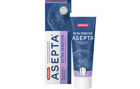 Асепта Экстра Сенситив зубная паста 75 мл 1 шт