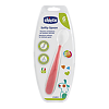 Chicco Ложка мягкая силиконовая 6м+ красная 1 шт