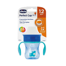 Купить Chicco Поильник Perfect Cup 12м+ голубой 1 шт цена