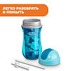 Chicco Поильник Sport Cup 14м+ голубой 1 шт