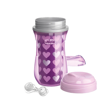 Chicco Поильник Active Cup 14м+ фиолетовый 1 шт
