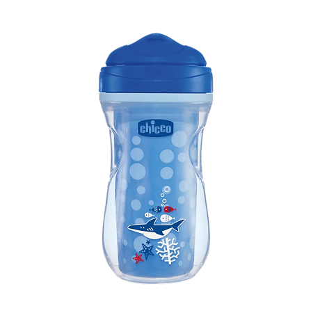 Chicco Поильник Active Cup 14м+ темно-синий 1 шт