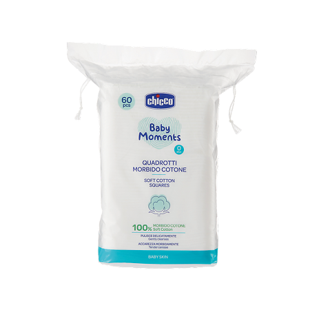 Chicco Диски ватные Baby Moments 0м+ 60 шт