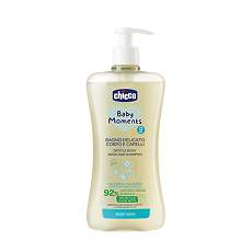 Купить Chicco Нежная пена для тела и волос Baby Moments 0м+ 500 мл цена