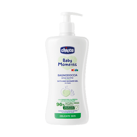 Изображение товара Chicco Пена для ванны и гель для душа Baby Moments 0м+ 500 мл