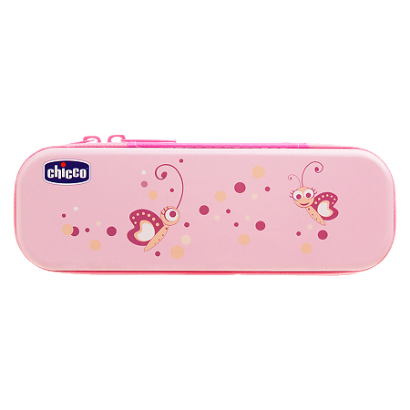Chicco Набор детский для чистки зубов розовый 1 шт