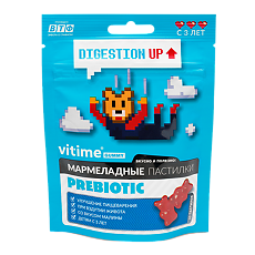 Изображение товара Vitime Gummy Мармеладные жевательные пастилки Пребиотик массой 2,5 г в zip-пакете 30 шт