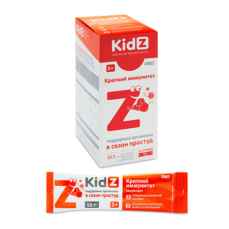 KidZ Крепкий иммунитет желейный батончик стик 14 шт
