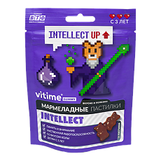 Изображение товара Vitime Gummy Мармеладные жевательные пастилки Интеллект массой 2,5 г в zip-пакете 3+ 30 шт